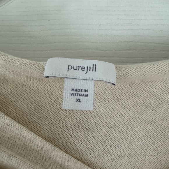 J.Jill Lightweight Loungewear Hooded Pullover Sweater - Picture 3 of 6